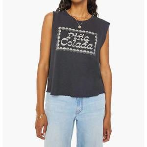 NEW MOTHER lil goodie goodie chop top in pina colada
